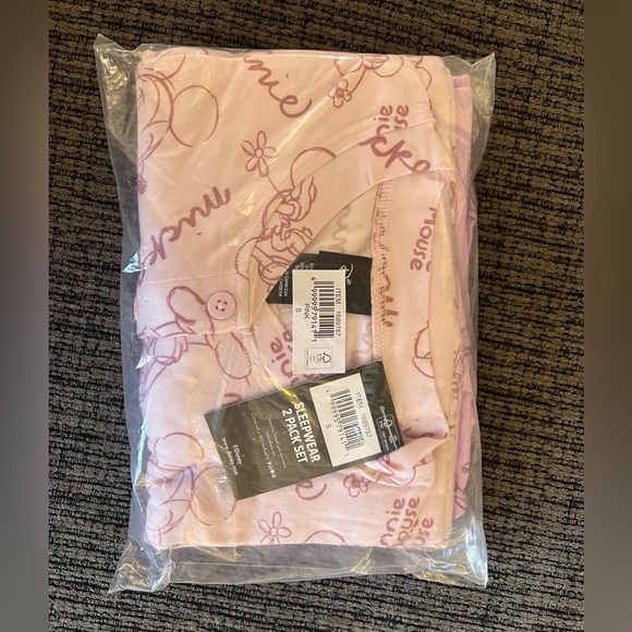 Disney 2 pack Sleep Dress Nightgown Pajamas Mickey and Minnie Mouse - Picture 7 of 7